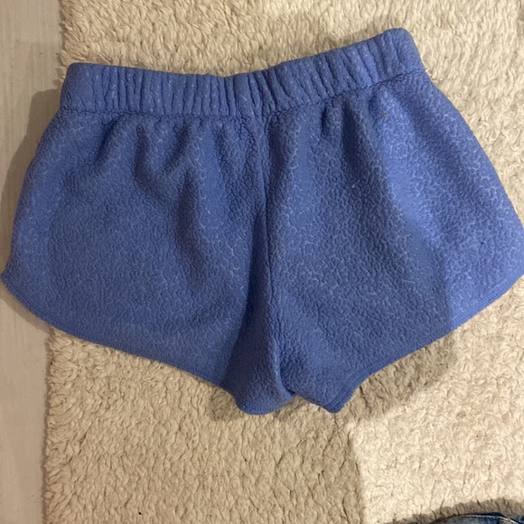 Fluffy blue shorts from aerie - Picture 2 of 2